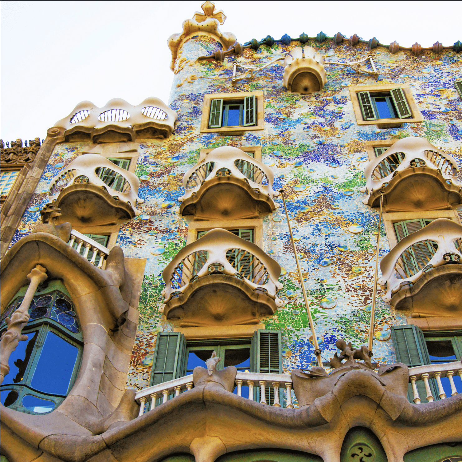 La Casa Batlló, Barcelona, España